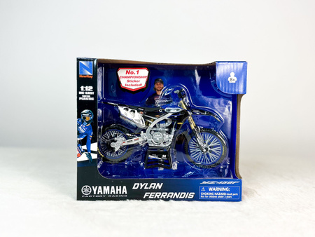 Model motocykla Yamaha YZ450F Dylan Ferrandis #14 1:12 New Ray