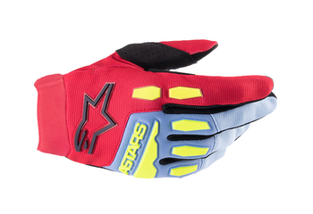 Rękawice Junior Alpinestars Full Bore blue/red/yellow