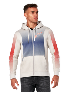 Bluza z kapturem Alpinestars Arising white/blue/red