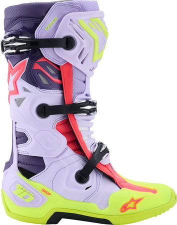 Buty Alpinestars Tech 10 Supervented purple/yellow/diva