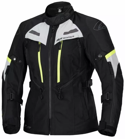 Kurtka damska tekstylna Alpinestars Stella Bogota Pro Drystar gray/black/yel