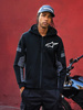 Bluza z kapturem Alpinestars Esemex Zip black