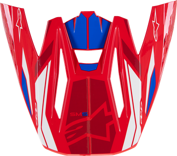 Daszek do kasku Alpinestars SM5 Action 2 red/blue