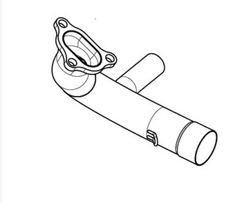 Kolektor wydechowy tłumika Akrapovic H-B12E6L