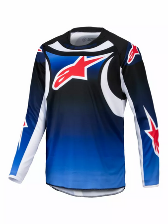 Bluza Juniorska Alpinestars Racer Wurx blue/black