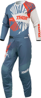 Niebiesko/Biały