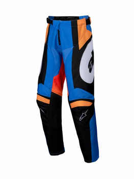 Spodnie Juniorskie Alpinestars Racer Melt orange/blue