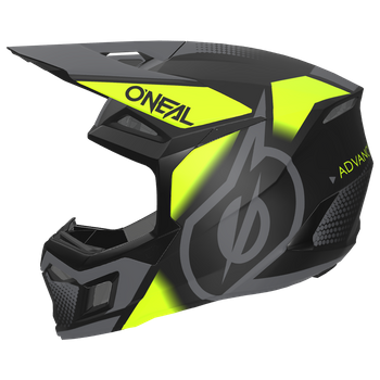 Kask O'Neal 3SRS Vision black/yellow/gray matt