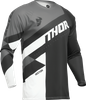 Bluza juniorska Thor Sector Checker black/white