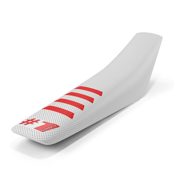 Poszycie siedzenia OneGripper Ribbed white/red