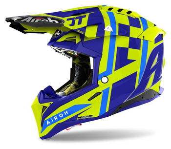 Kask Airoh Aviator 3 TC21 blue/yellow