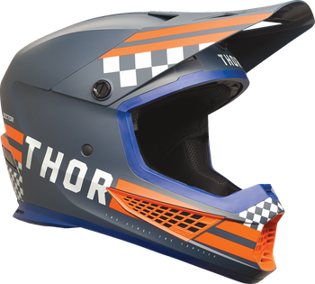 Kask Thor Sector 2 Combat navy/orange