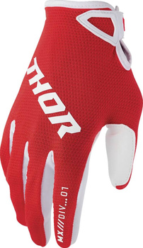 Rękawice Thor Junior Ridemode Static red