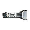 Gogle O'Neal B-33 Ictus black/white silver mirror