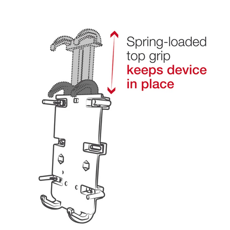 Uchwyt Ram Mount Quick Grip z obejmą montażową i ramieniem