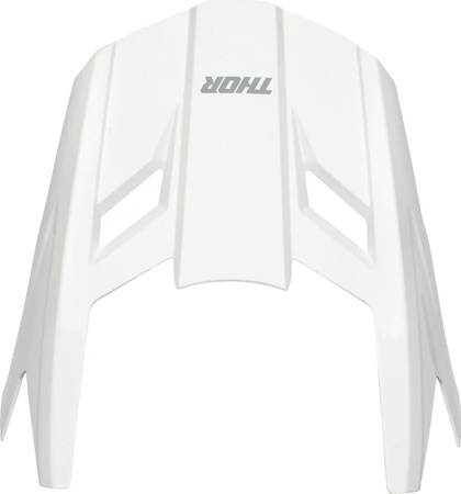 Daszek do juniorskiego kasku Thor Fleet Whiteout white matt