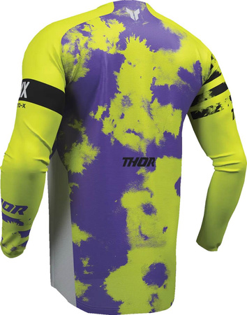 Bluza juniorskie Thor Launchmode Bleach gray/acid