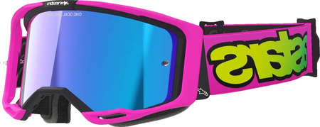 Gogle Alpinestars Vision 8 Vista pink/yellow