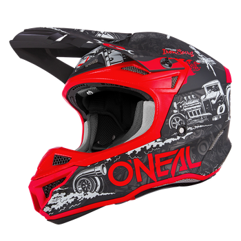 Kask O'Neal 5SRS HR black/red matt