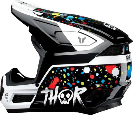 Kask Juniorski Thor Fleet Splat black