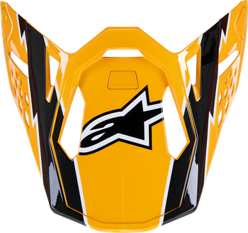 Daszek do kasku Alpinestars SM10 Ampress black/yellow