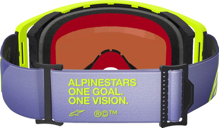 Gogle Alpinestars Supertech Vision Corp purpl/yel