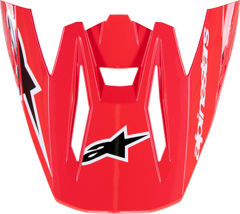 Daszek do kasku Alpinestars SM5 Corp red