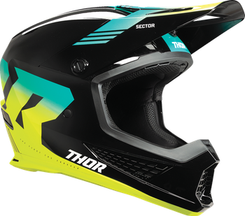 Kask Thor Sector 2 Carve black/acid