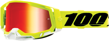 Gogle 100% Racecraft 2 Yellow Fluo mirror