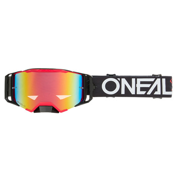 Gogle O'Neal B-33 Hexa black/red radium red