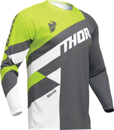 Bluza juniorska Thor Sector Checker gray/acid