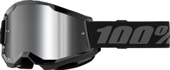 Gogle 100% Strata 2 Black mirror