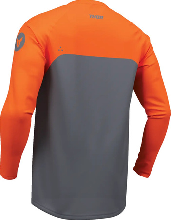 Bluza juniorskie Thor Ridemode Menace charcoal/orange