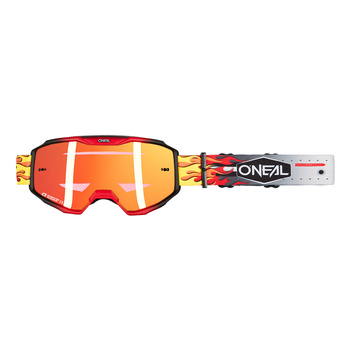 Gogle O'Neal B-10 HR multicolor radium red mirror