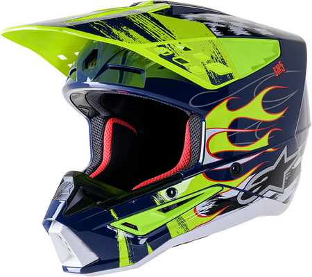 Kask Alpinestars SM5 Supertech M5 Rash navy/yellow