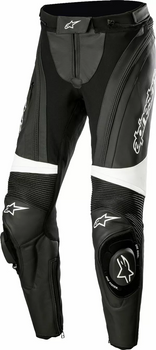 Spodnie damskie skórzane Alpinestars Stella Missile v3 black/white