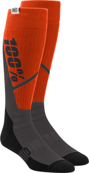 Skarpety 100% Torque orange/charcoal