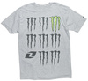 Koszulka T-Shirt One Industries Monster Energy Gremlin gray