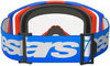 Gogle Alpinestars Vision 8 Wordmark blue/orange clear