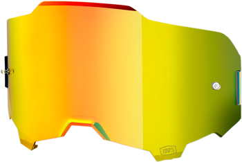 Szyba do gogli 100% Armega gold mirror