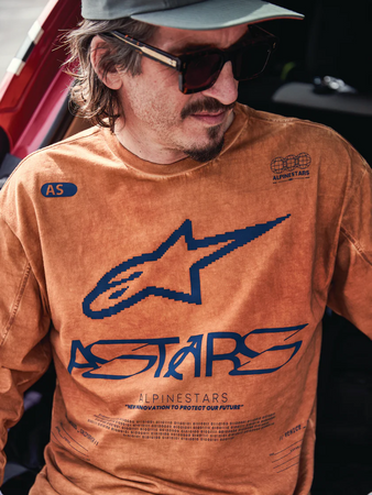 Koszulka Long Sleeve Alpinestars Nook Knit brown