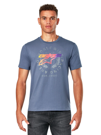 Koszulka T-Shirt Alpinestars Overlay CSF blue