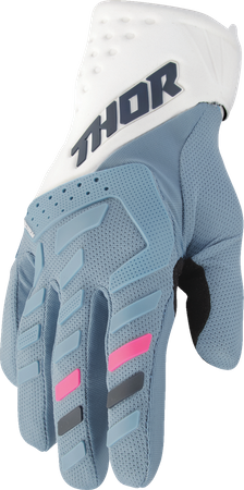 Rękawice Thor Women's Spectrum blue/white