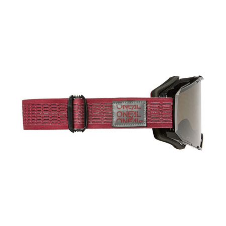 Gogle O'Neal B-22 Static red silver mirror