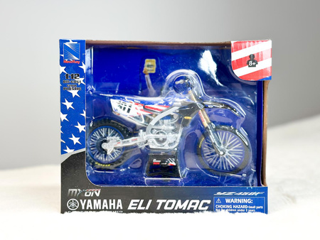 Model motocykla Yamaha YZ 450F Eli Tomac MXON #101 1:12 New Ray