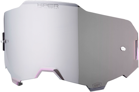 Szyba do gogli 100% Armega Hiper silver mirror 