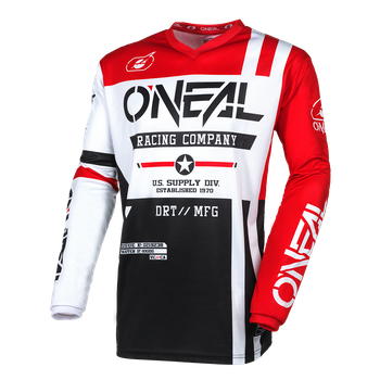 Bluza O'Neal Element Warhawk black/white/red