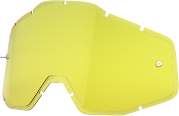 Szyba do gogli 100% Strata / Accuri / Racecraft mirror yellow