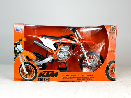 Model motocykla KTM SX-F 450 1:6 New Ray