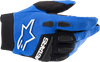 Rękawice Junior Alpinestars Full Bore blue